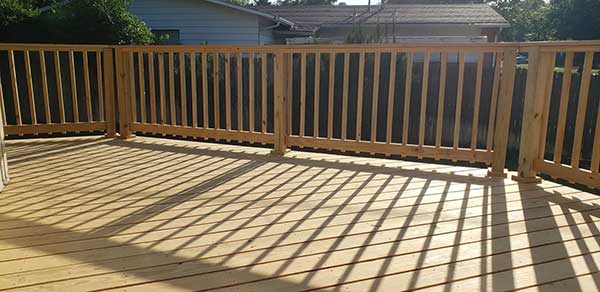 Outdoor Living Area and Deck Construction