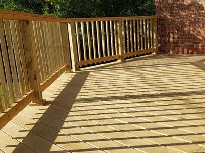 Hardwood Deck Installation