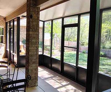 Residential Screen Room Installation