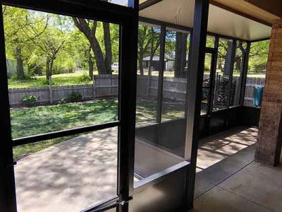 Screened in Patio Construction