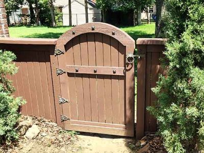 Wooden Fence Installation